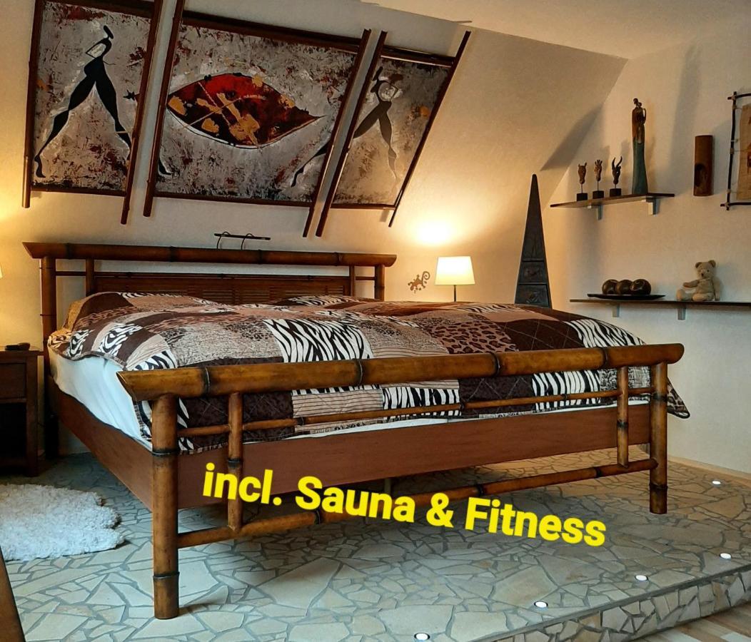Ferienwohnung Fitness Entspannung Sauna Im Westerwald Derschen Esterno foto