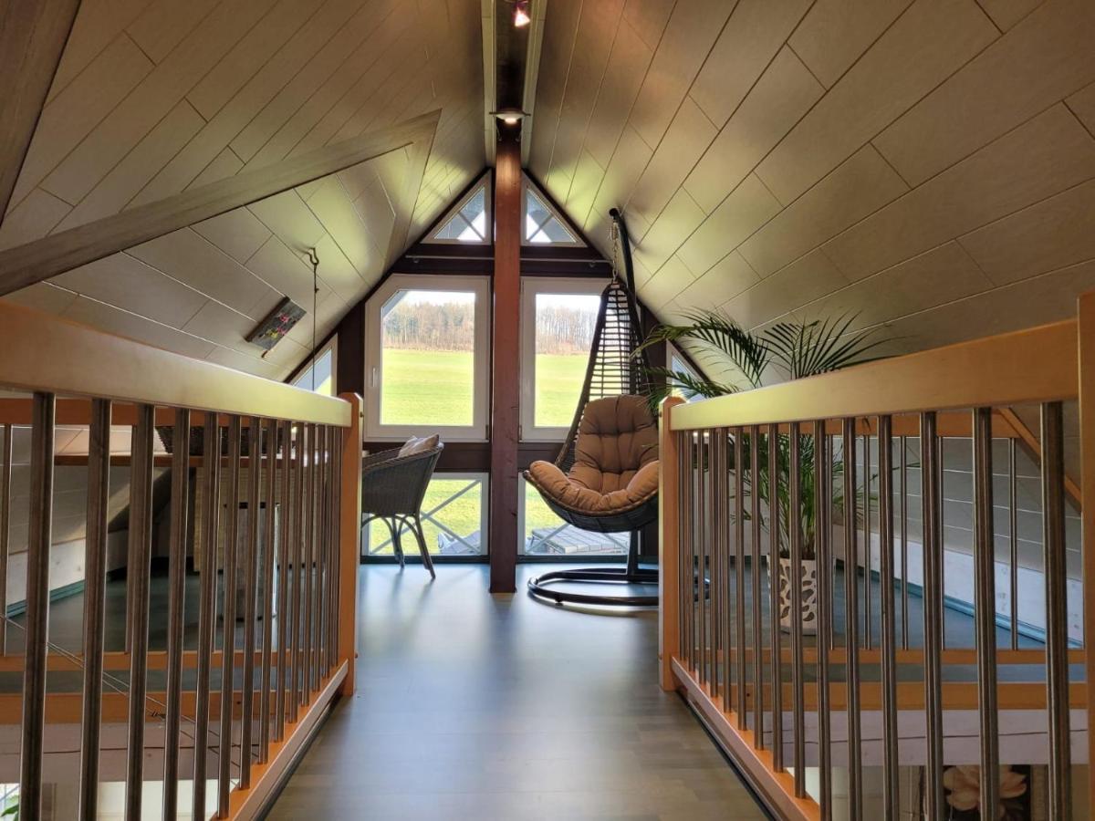 Ferienwohnung Fitness Entspannung Sauna Im Westerwald Derschen Esterno foto