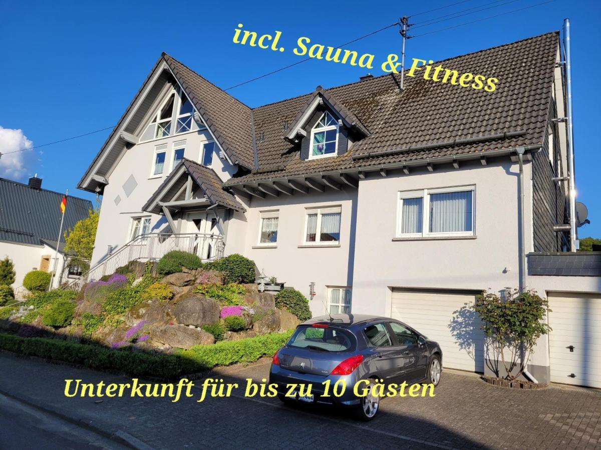 Ferienwohnung Fitness Entspannung Sauna Im Westerwald Derschen Esterno foto
